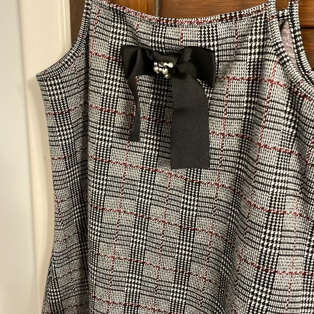 Plaid mini dress size medium - Picture 3 of 4